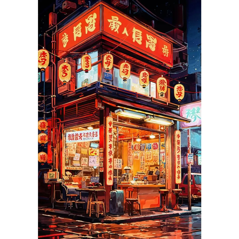 1 قطعة فرملس الرجعية اليابانية فوجي زهرة المعرض المشارك القط Ukiyo-e المقهى طباعة قماش اللوحة ديكور غرفة المعيشة المنزلي #2