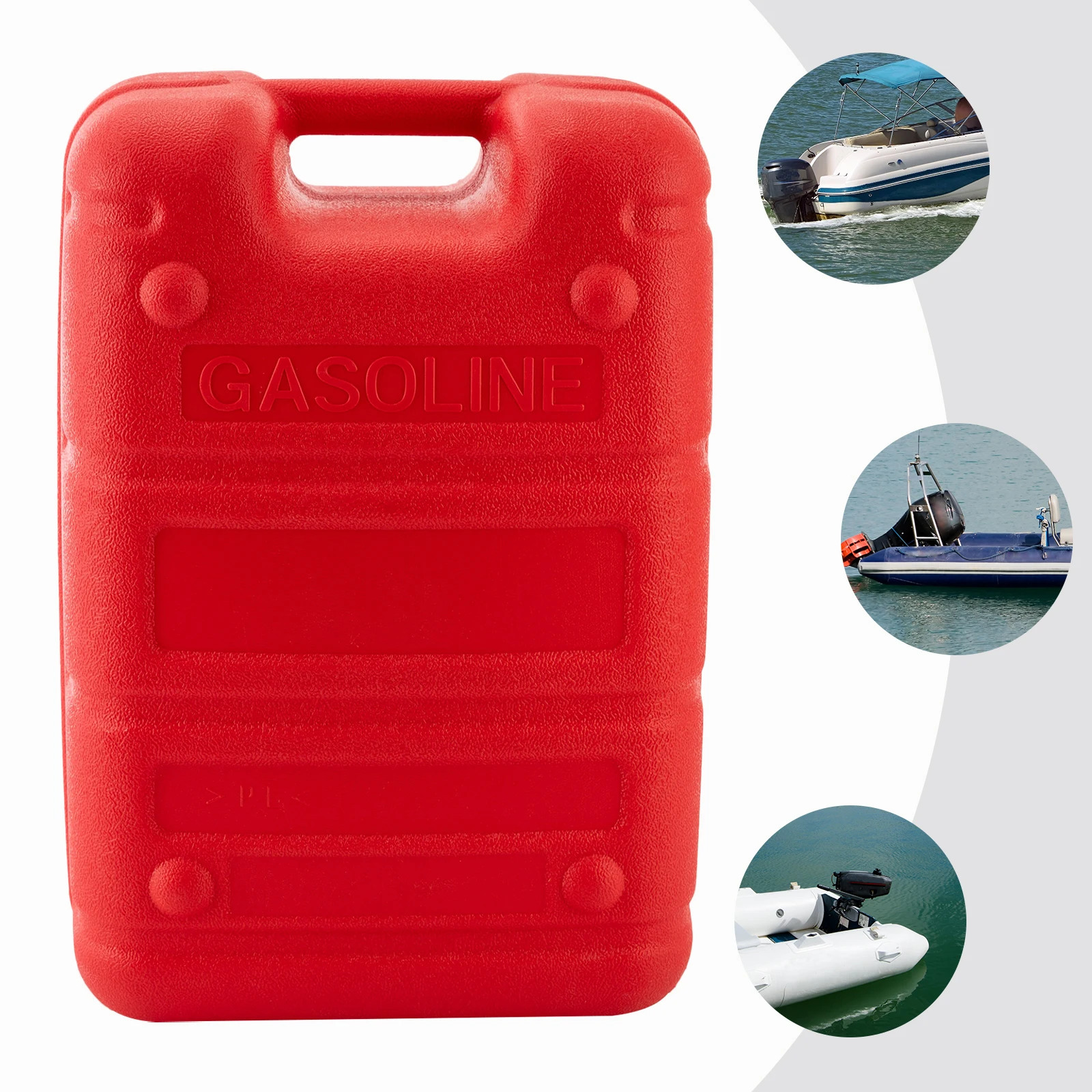 Accesorio fueraborda marino 24L |   Plástico PE rojo de 5 capas, específico para vehículos para barcos, pieza fueraborda de barcos de 6,34 gal
