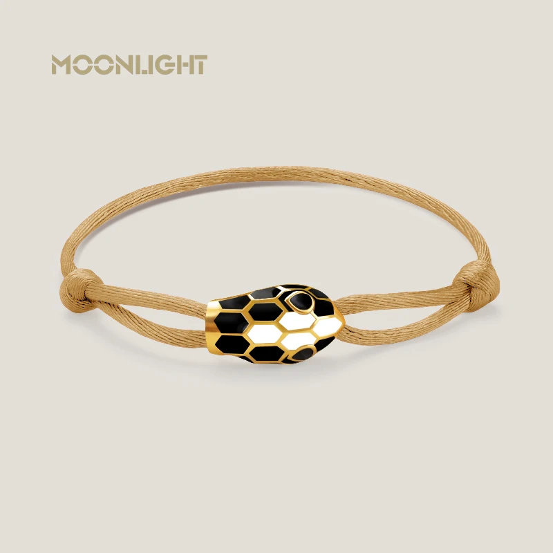 MOONLIGHT Brand Design Snake Head Bracelets For Women High Quality Adjustable Bracelet Female Jewelry Present Wholesale 28 Color