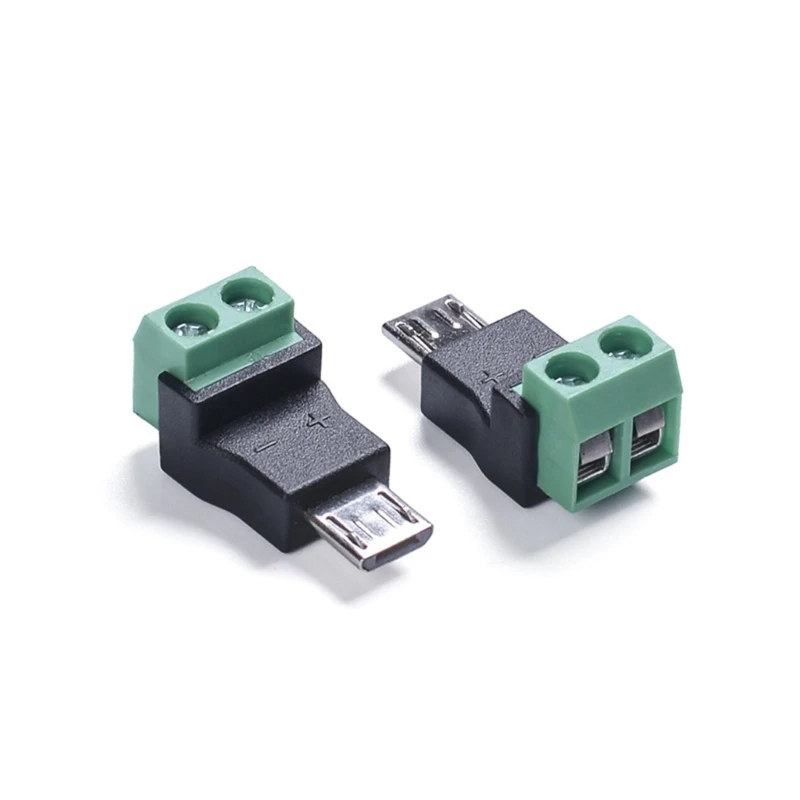 موصل Micro USB تجنب سدادات اللحام Micro USB 2Pin Terminal 5V موصلات شحن للهواتف والأجهزة اللوحية