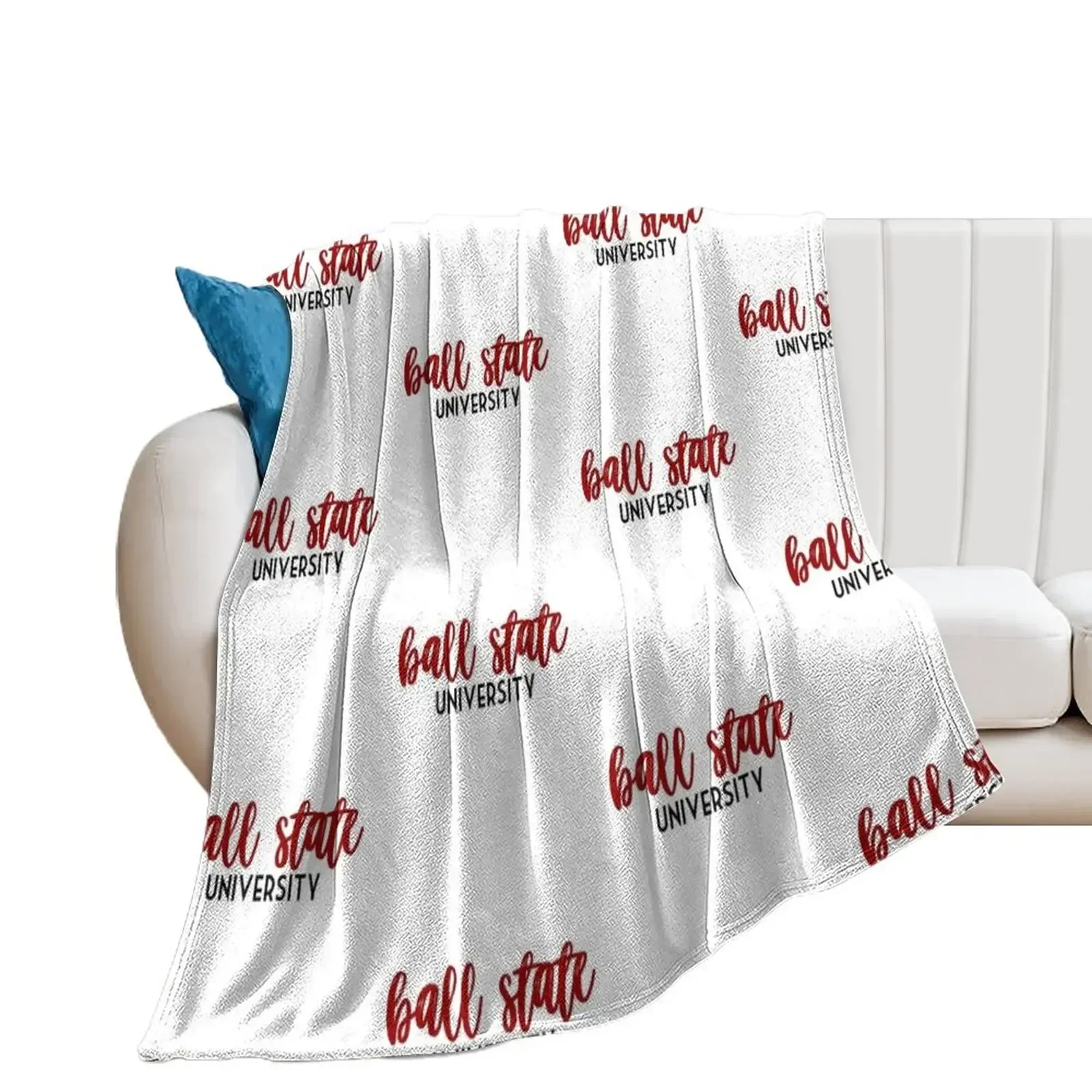 Ball State University Throw Blanket Shaggy Furrys Retros cosplay anime Blankets