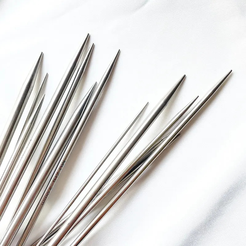 Mu Weaving Generation 80cm Pointed Ring Needle Metal Fixed Ring Sweater Collar Sleeve DIY Knitting