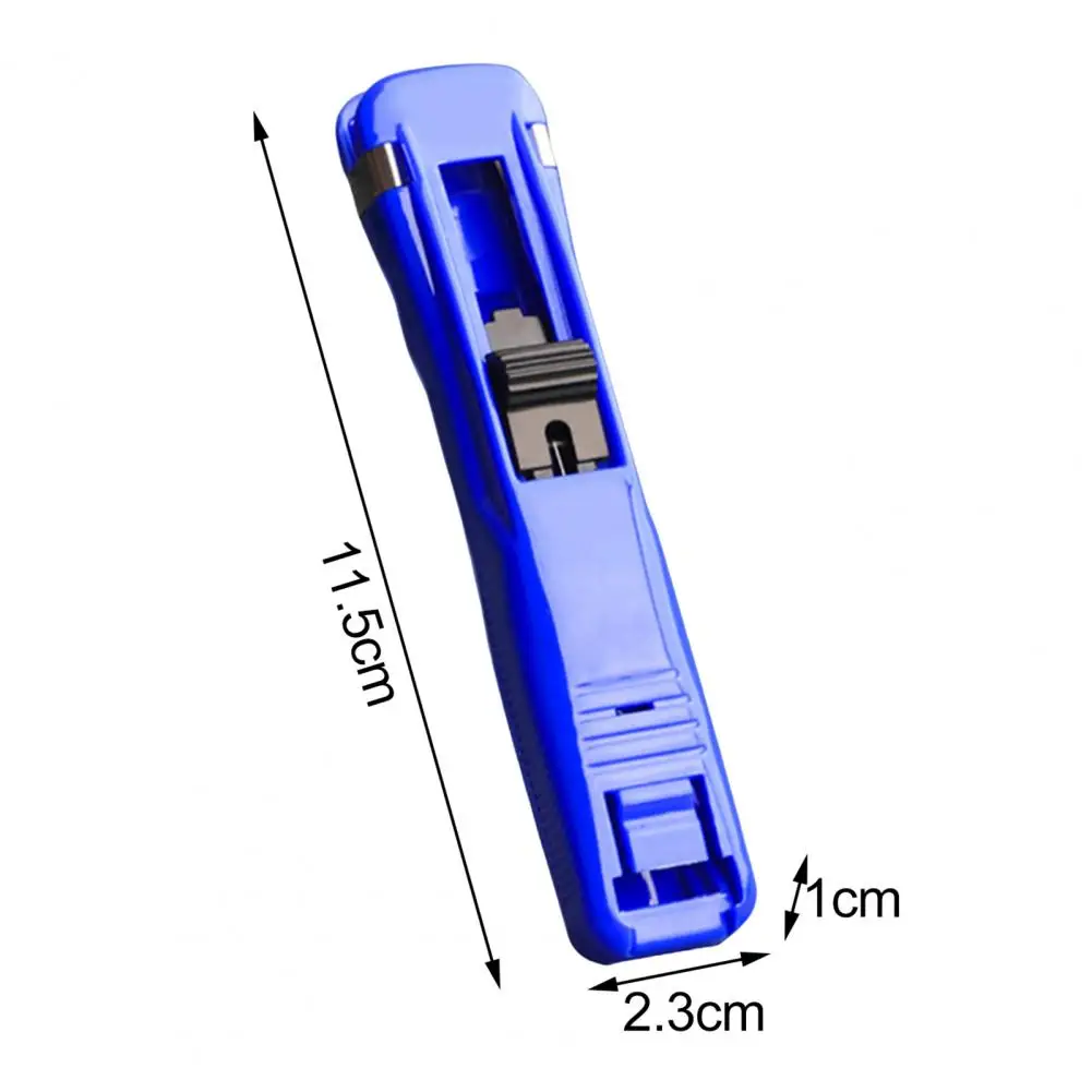 1 Set File Clips Pusher Reusable Easy to Use Office Supplies Portable Document File Fixing Binding Clips Pusher for School