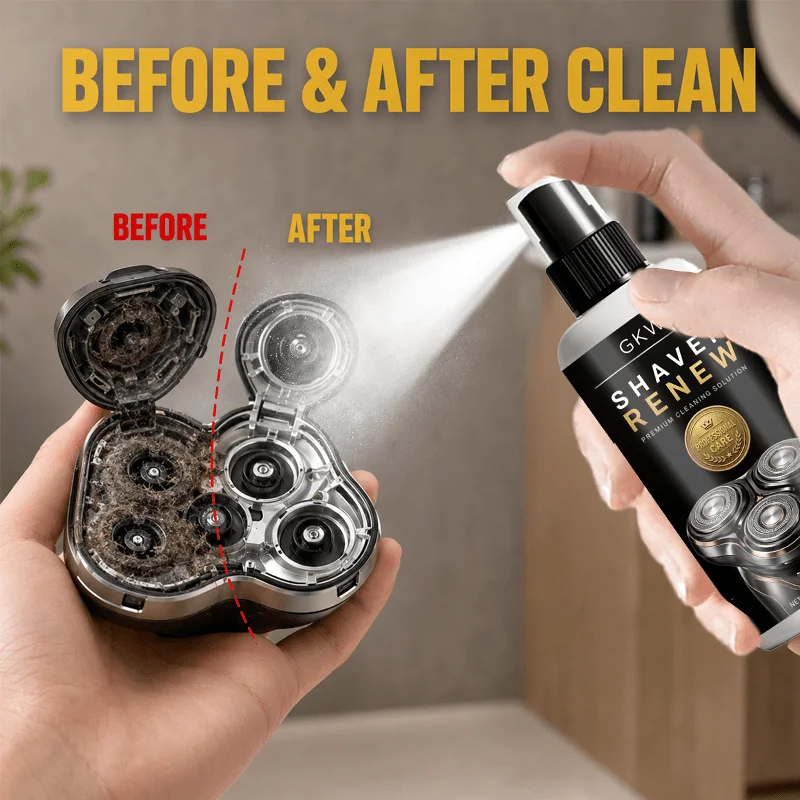 Razor Cleaner Spray, removes shaver debris, smooth blades & extend lifespan