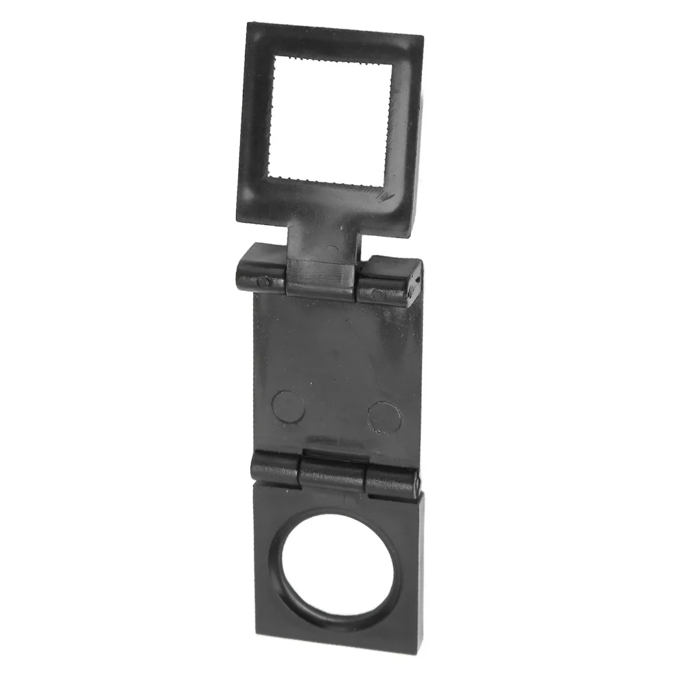 Three Fold Pocket Magnifier Mini Size Dual Scale Optical Viewer Optical Lens 10X Magnification Scale Magnifier Textile Checking