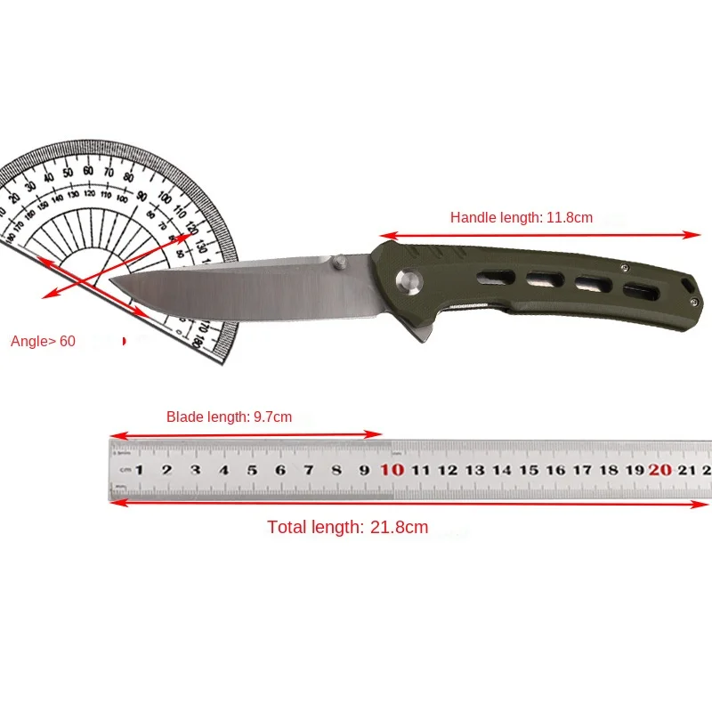 Gift collection D2 steel G10 handle function high hardness camping fishing portable mini pocket wild survival EDC knife