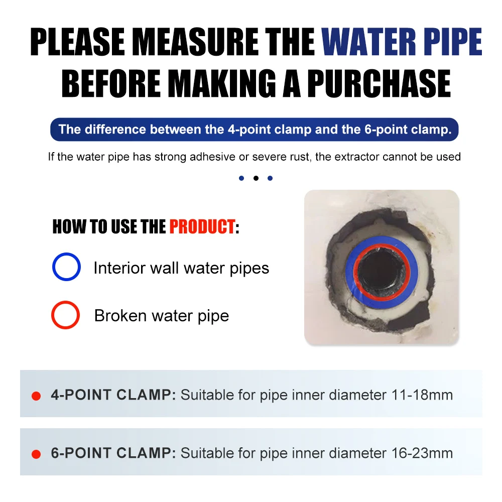 Set di punte da trapano per estrattore di viti a doppio scopo tubo dell'acqua danneggiato viti a bullone rotto strumenti di rimozione rubinetti per la riparazione della filettatura della valvola del rubinetto