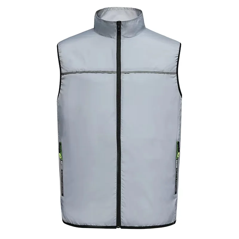 Summer Intelligent Cooling Fan Clothes Men's Ice Vest Fan Air Conditioner Clothes USB Rechargeable Cooling Vest Outdoor Workwear
