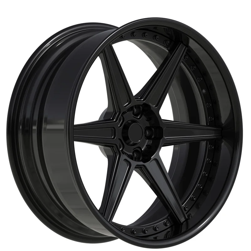 

Luxury Deep Concave Brush Forged Aluminum Alloy Wheel Rim 5x114.3 5x120 5x130 5x127 18 19 20 21 22 23 24 26 Inch Black Rim