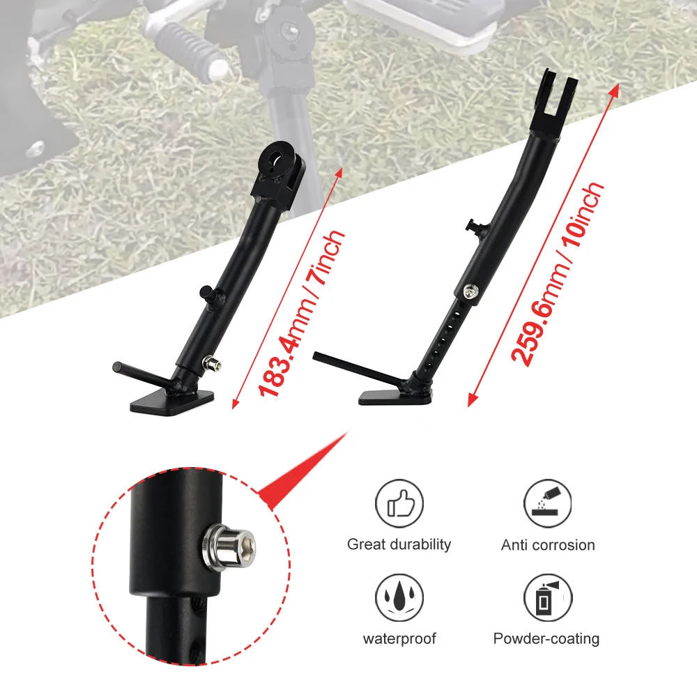 Motorcycle Adjustable Kickstand Foot Side Stand Support For Honda Varadero XL1000V 2003 2004 2005 2006 2007 2008 2009 2010 2011