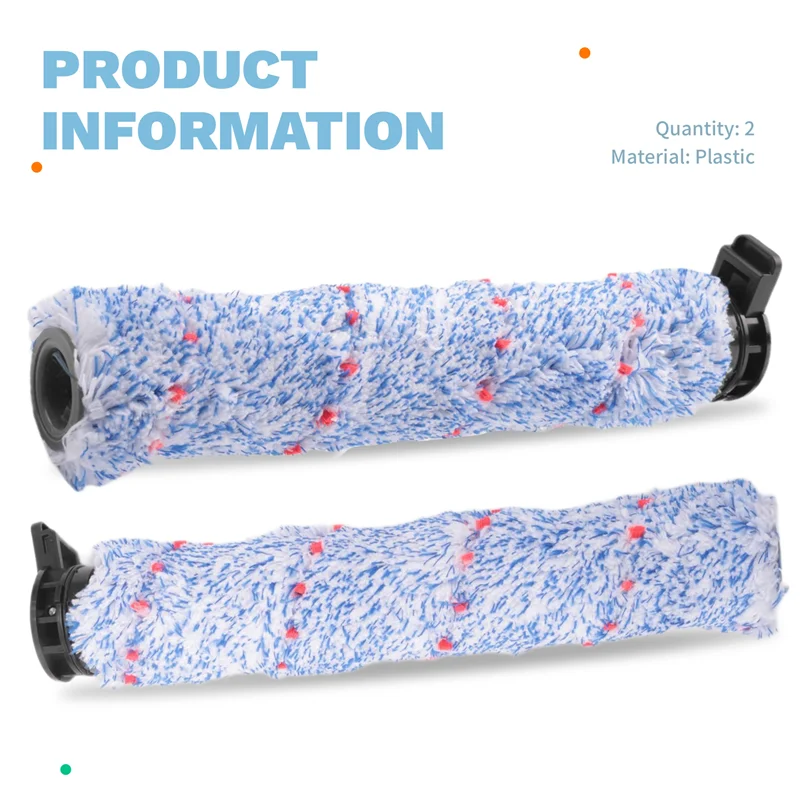 M17K-Замена основной роликовой щетки для аксессуаров для подметальных машин Atvel F16/F16 Pro, повышенная эффективность очистки, 2 шт.