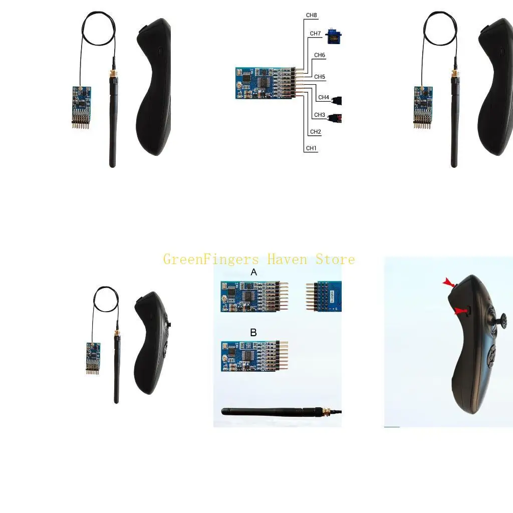 

F68D 2,4G 8-канальная рыболовная приманка, лодка, приемник, плата и комплект пульта дистанционного управления, прочный