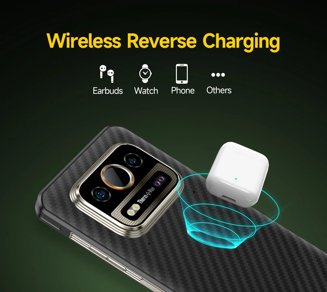 Ulefone Armor 25T Pro 5G Rugged Phone Android 15 30W Wireless Charging 50MP+64MP Night NFC Waterproof Smartphone