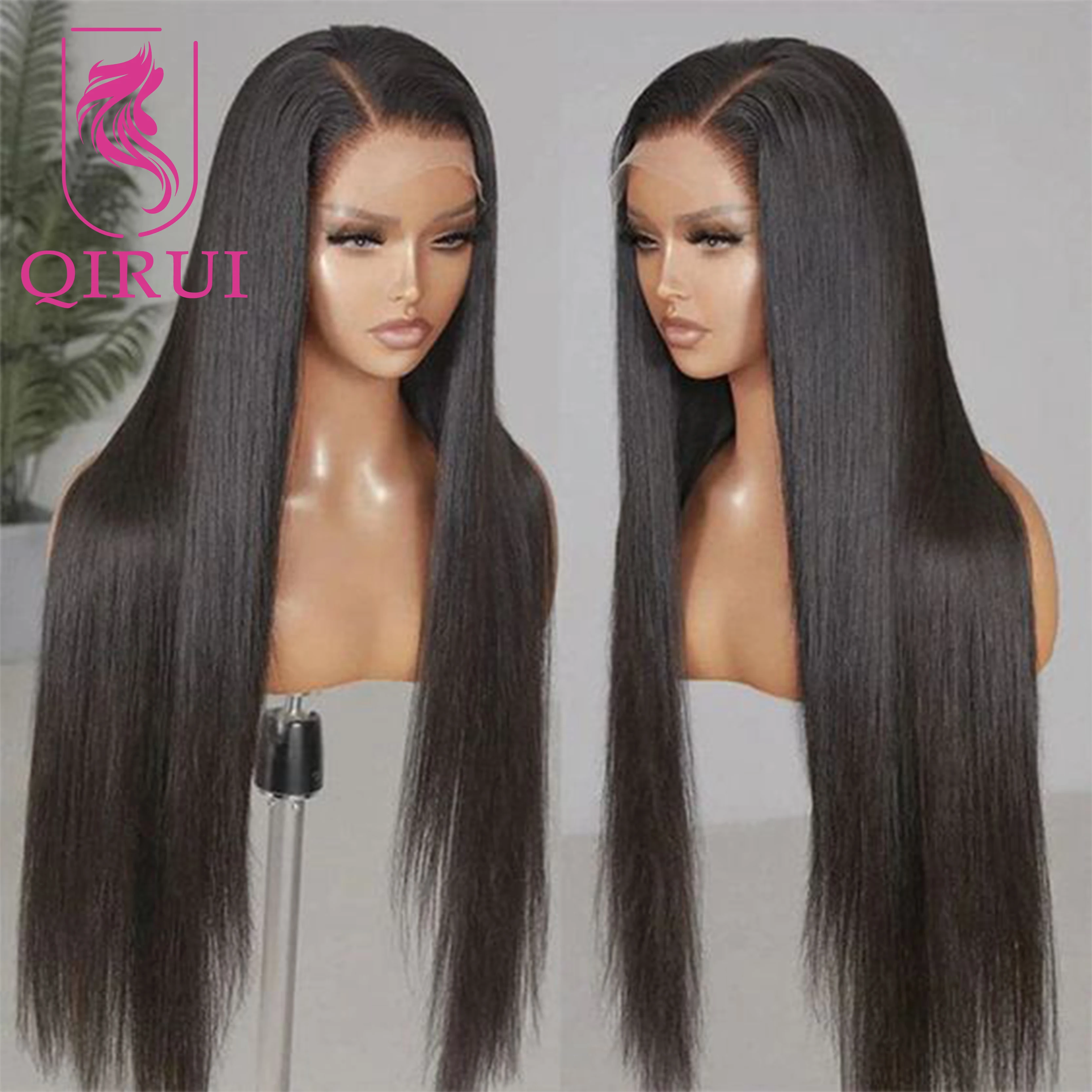 

Silky Straight Silk Base Closure Wigs Human Hair Real Scalp 5x5 Silk Base Wigs Remy Straight 30 Inches Closure Wig For Women