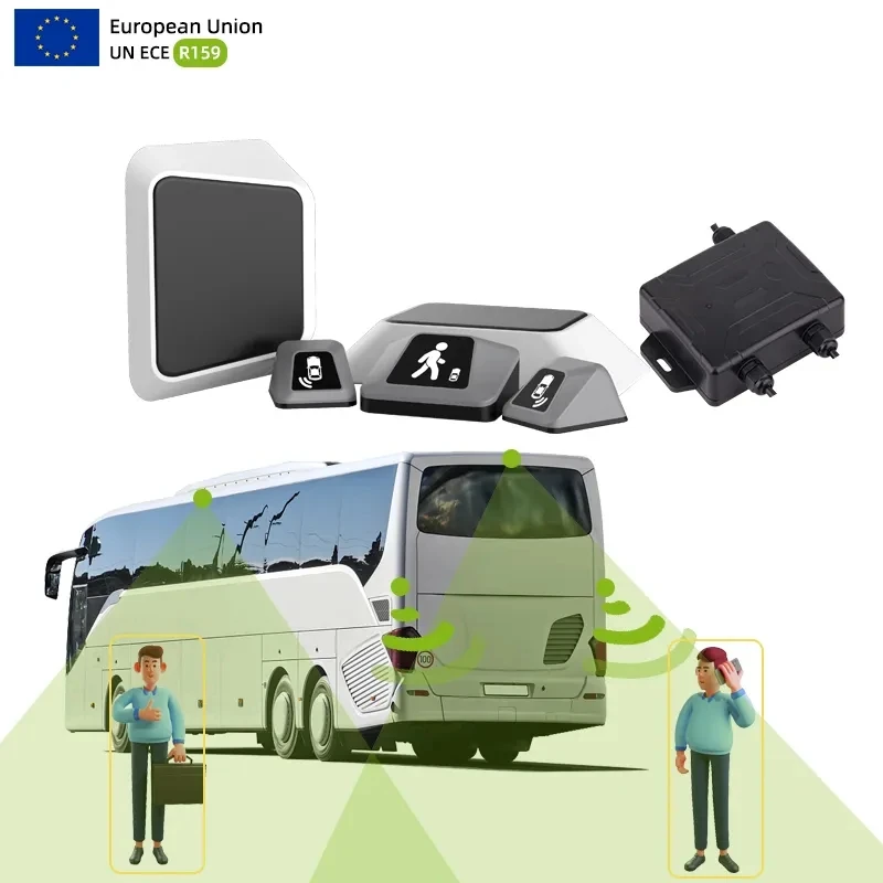 EU R151 Standards Bus Blind Spot 77 ghz Long Range Radar Automotive Millimeter Wave Radar System For Wireless Collision