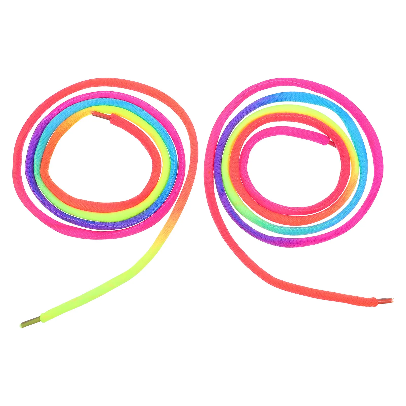 

Rainbow Round 120cm Colorful Laces for Shoelaces For Sneakers Sneakers Fashion Accessories Casual Canvas Shoe Supplies