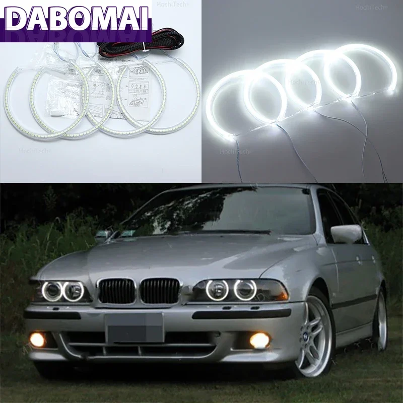 Smd Led عيون الملاك عدة ممتازة فائقة السطوع الإضاءة DRL لسيارات BMW E39 5 سلسلة ما قبل تجميل 1995-2000 1996 1997 1998 1999