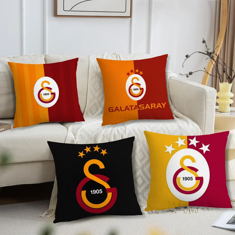 Turkey Sport-G-Galatasaray Club Pillow Case Sofa Bedside Table Bedroom Backrest Living Office Cushion Printed Square Multiple