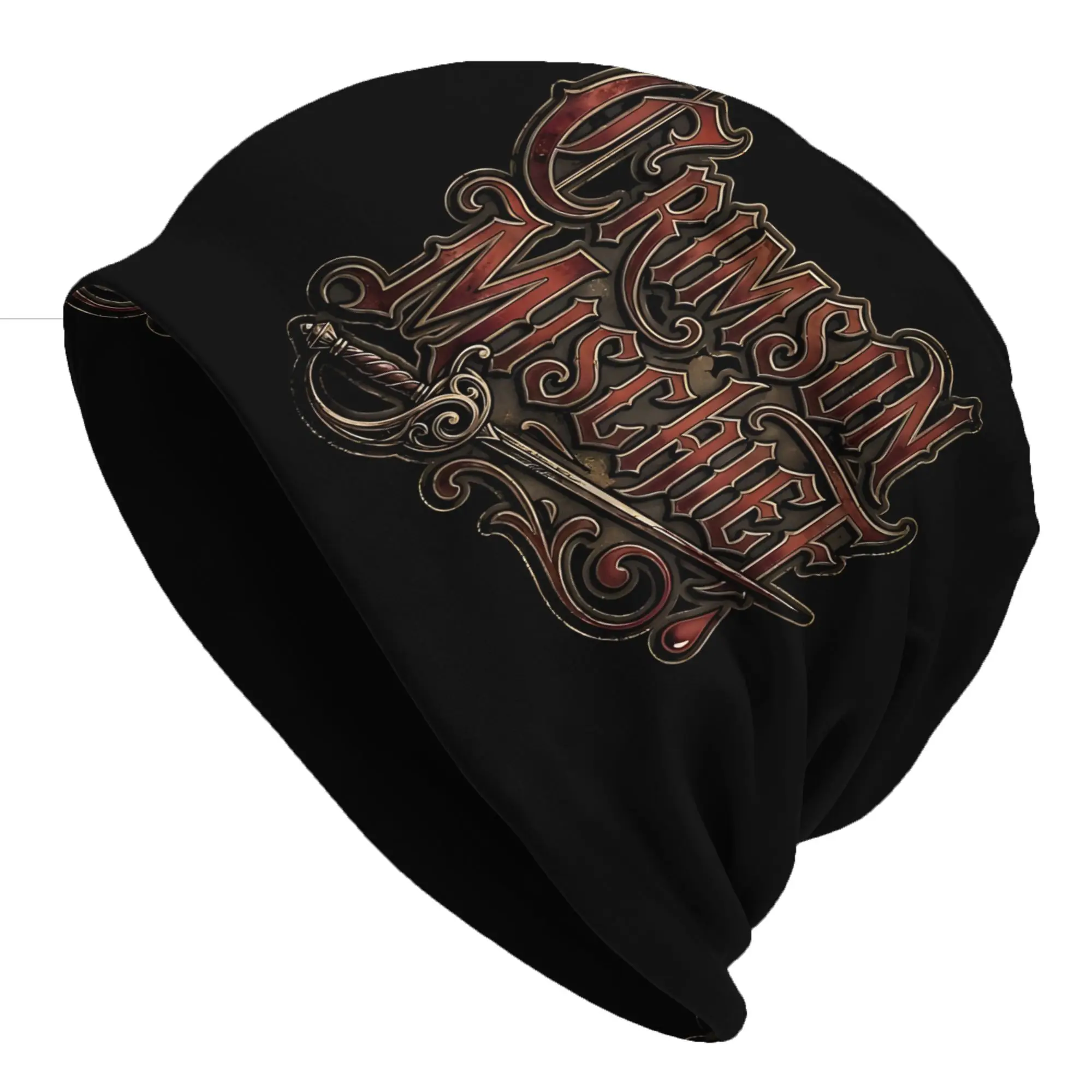 Autumn Crimson Mischief Bonnet Homme Winter Thin Hat  Baldur Gate Skullies Beanies Caps Men Women Novelty Hats