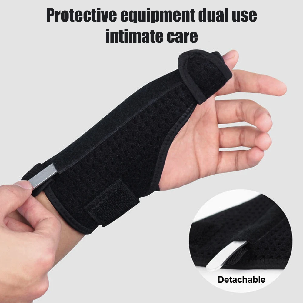 BraceTop Medical Sports Wrist Thumbs Hands Support Finger Holder Steel Splint Stabiliser Arthritis Carpal Tunnel Protector Brace