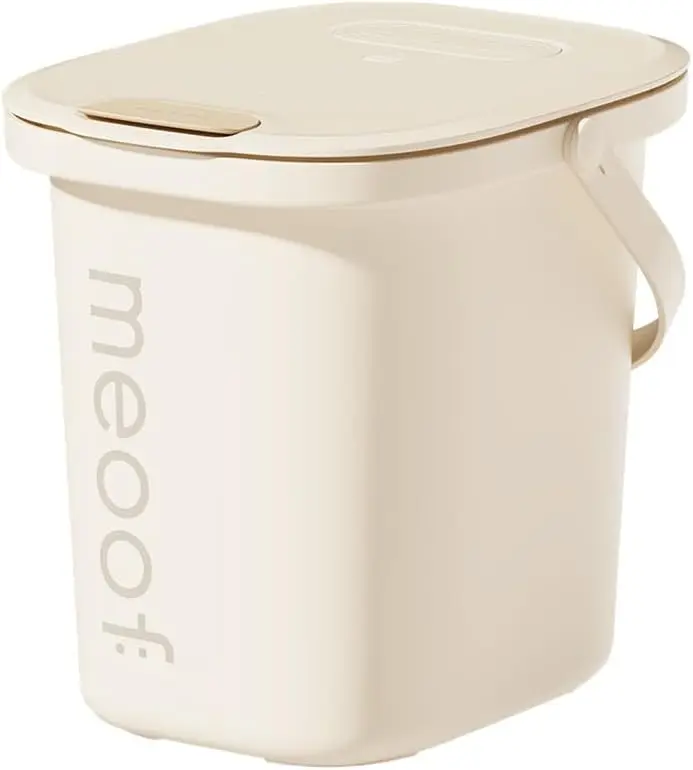 

Rechargeable Airtight Pet Food Storage Container 13L/15 lb with Scoop for Dogs Cats Small Animals