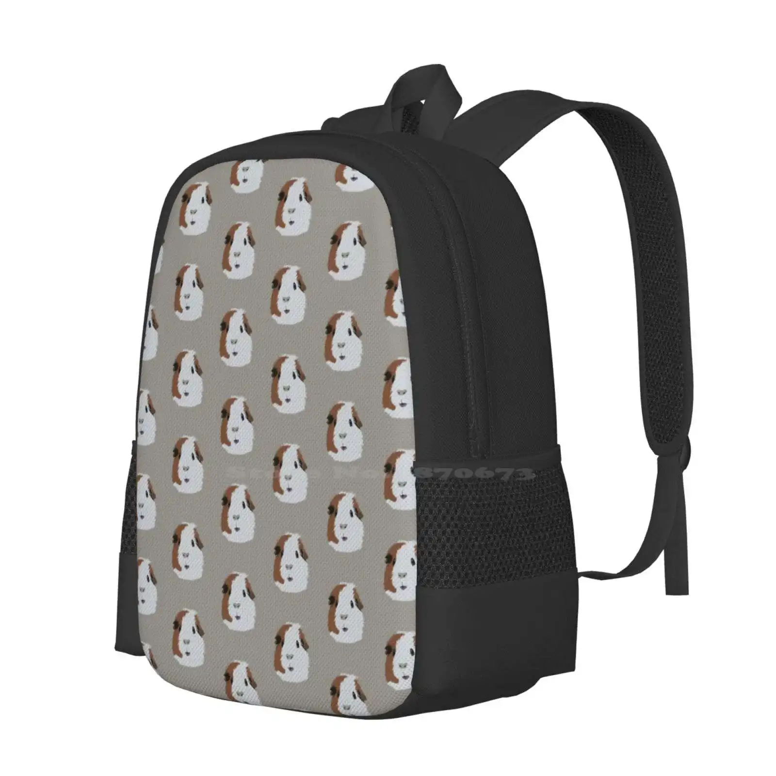 Guinea Pig School Bag Big Capacity Backpack Laptop Guinea Pigs Kcpetportraits Animal Guinea Pig Tablet Cases Guinea Pig Puzzles