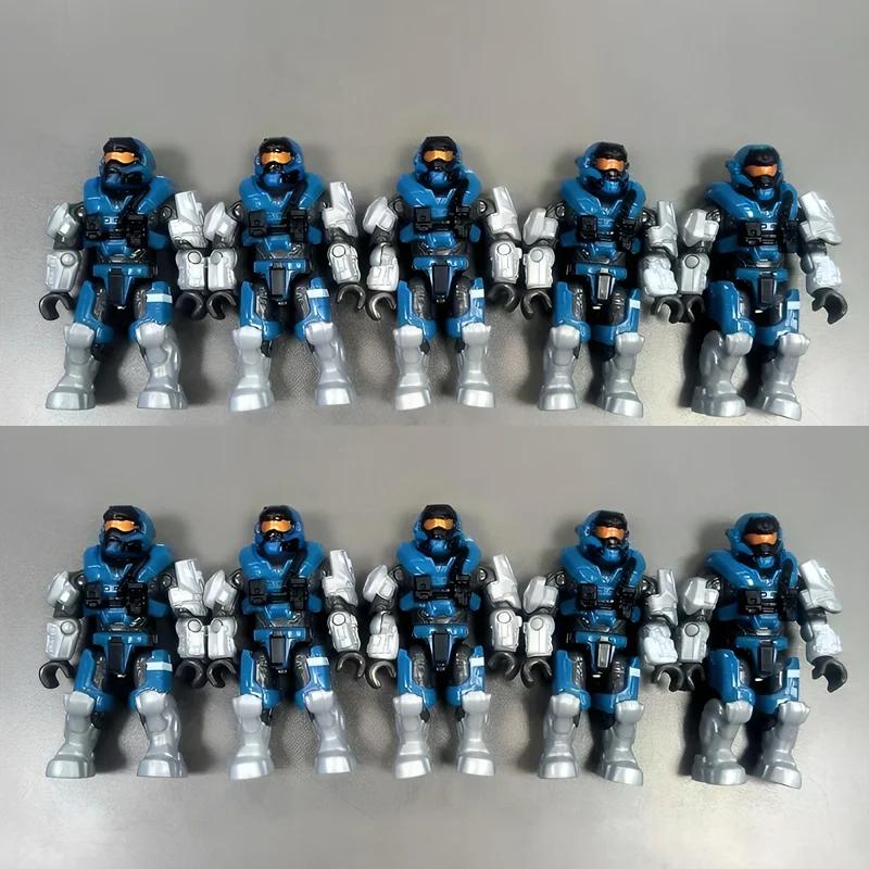 50PCS MEGA  CONSTRUX UNSC Blok 97381 SPARTAN CARTER Marine Medic