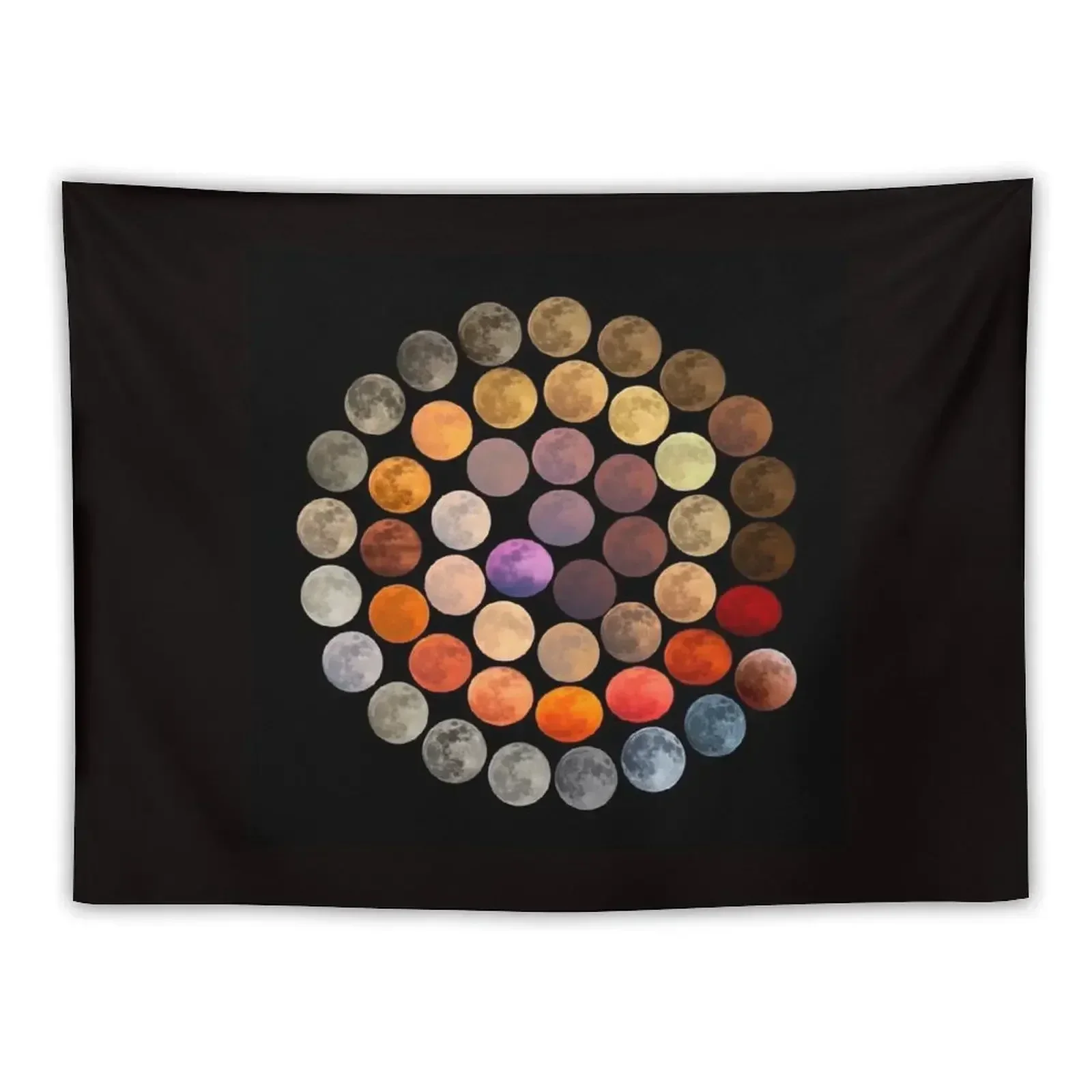 

Colors of the Moon Tapestry Bedroom Decor Wall Hanging Wall Aesthetic Room Decor Korean Room Aesthetic Tapestry