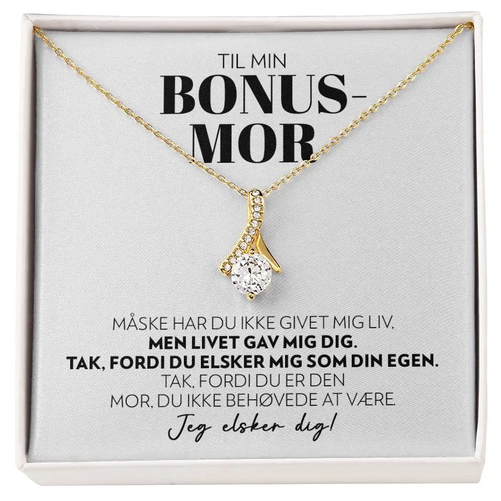 To My Bonus Mom Mother Necklace Gift Women Mor Love Alluring Pendant Necklaces Fashion Jewelry 2025 New Hot Dropshipping