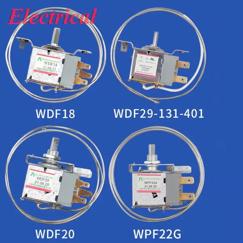 1pc Frigorifero Termostato Parti del frigorifero Regolatore di temperatura in metallo per uso domestico WDF18 WDF19 WDF20 WDF29 WPF22 WPF22G