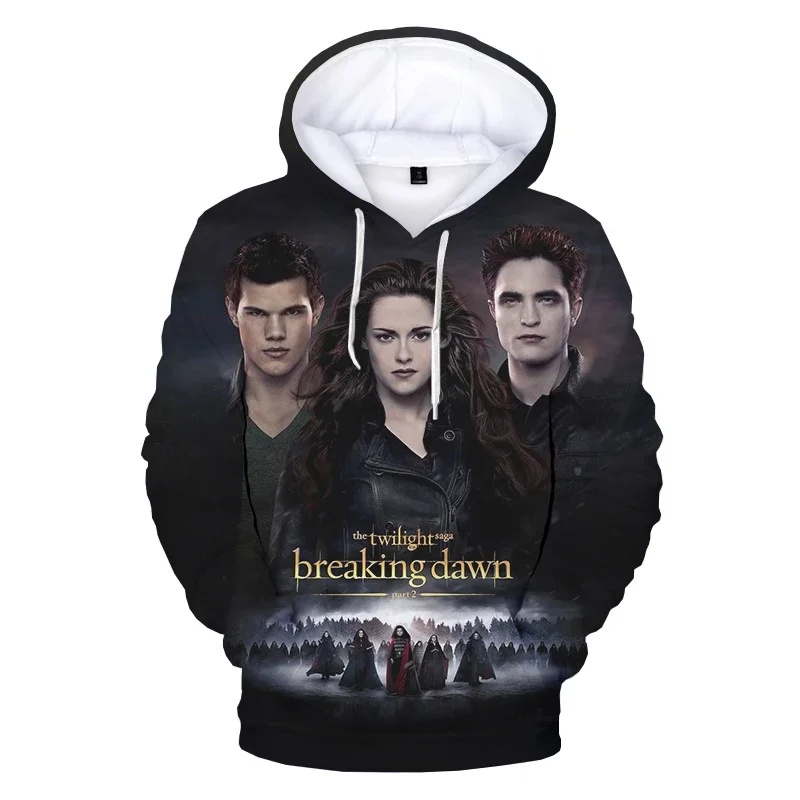 The Twilight Saga 3D Print Hooded Sweatshirts Unisex Harajuku Streetwear Oversized Hoodies Men Fashion Casual Cool Pullover