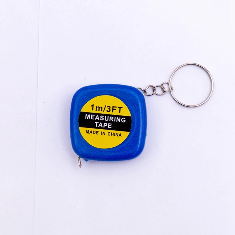 Mini Tape Measure With Free Steel Tape Measure Metric And English Dual System Portable Exquisite Hanging Buckle