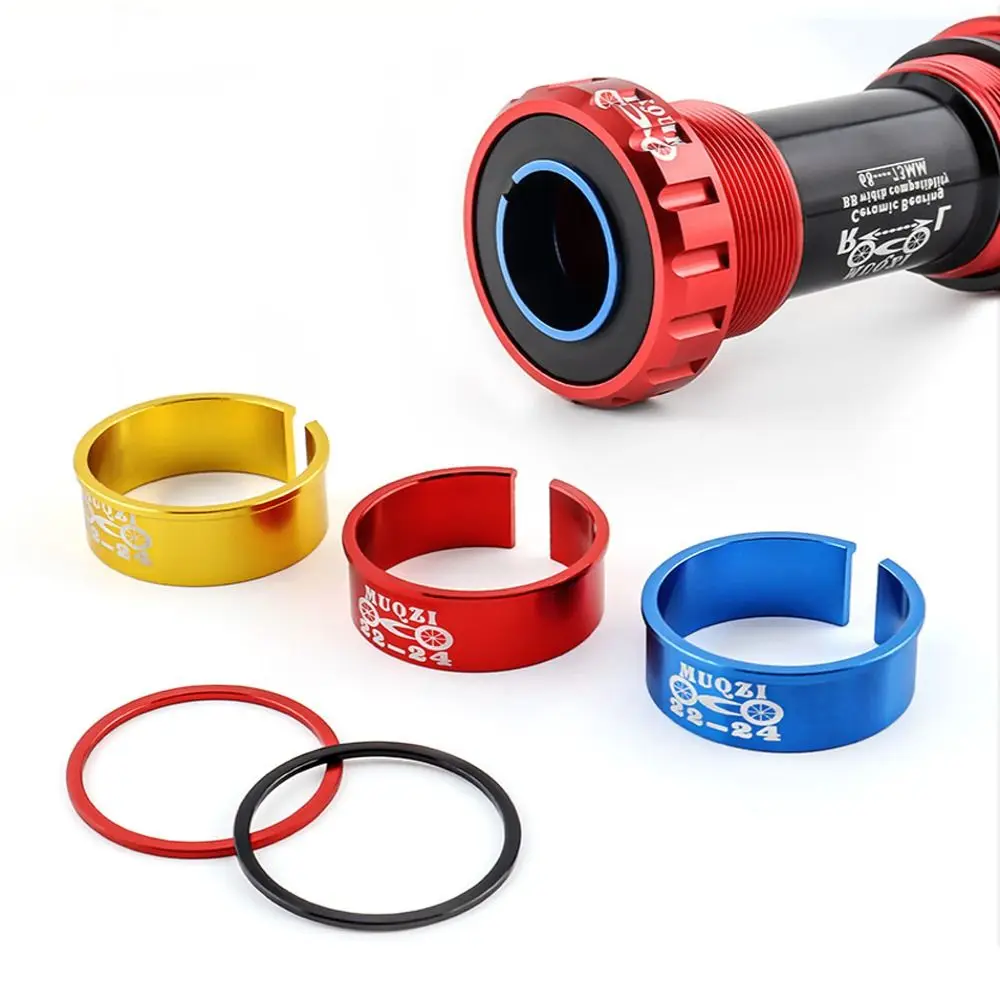 Aluminum Alloy Ring Bicycle Conversion Bottom Adapter Bicycle Bottom Bracket Bicycle Bottom Bracket Adapter Conversion Washer