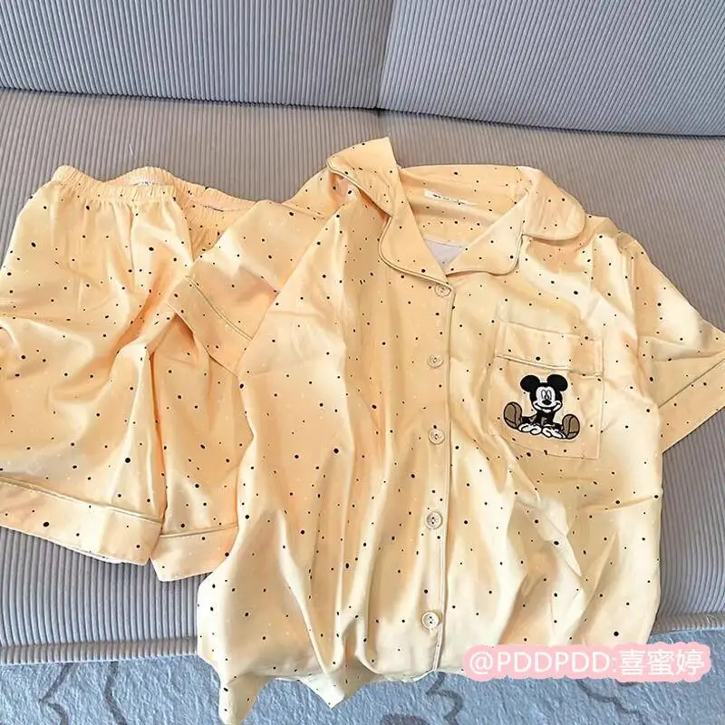 

Хит продаж: Женский домашний костюм из хлопка (топ и шорты), 2 предмета, повседневный, удобный, милый