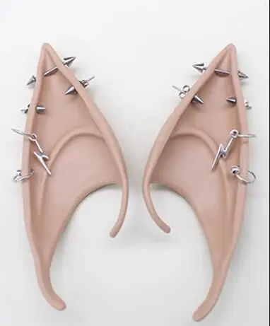Lot De 4 Paires Oreilles D'Elfe Pour Cosplay - Grandes, Moyennes, Longues Et Petites Pour Toute La Famille