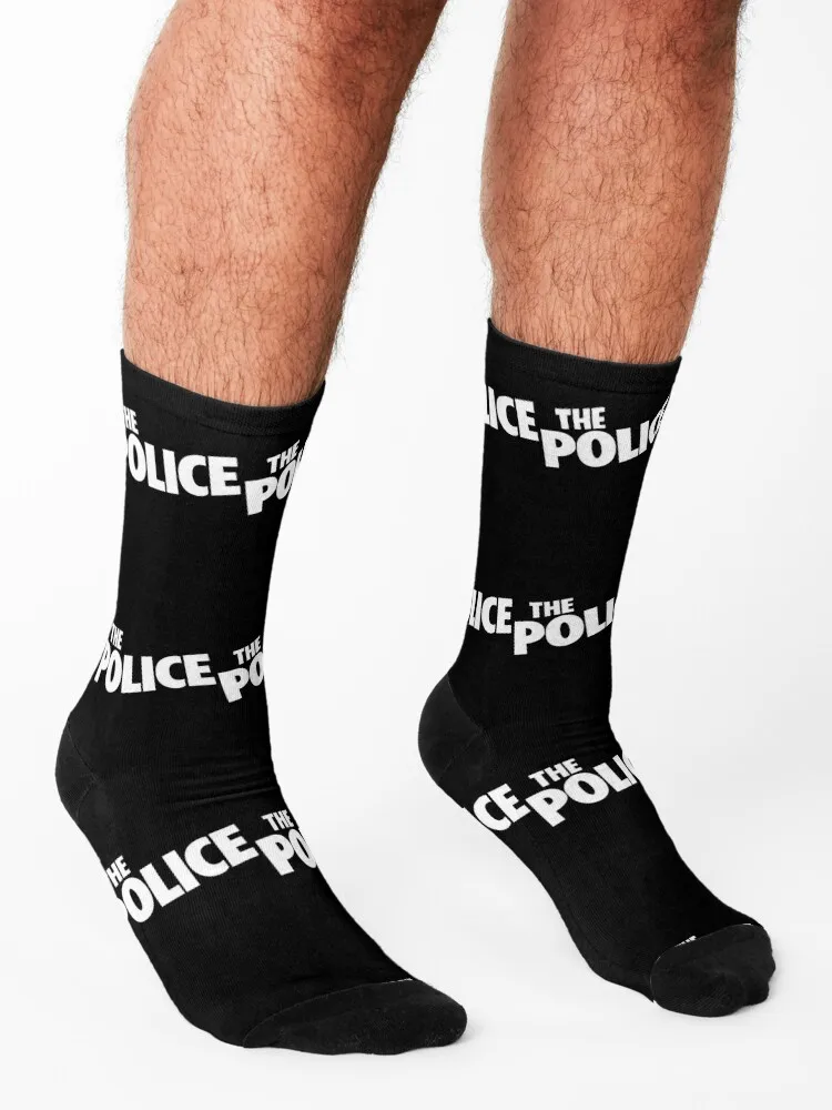the police synchronicity album new logo Socks floral christmas stocking men cotton high quality with print Socks For Man Women's