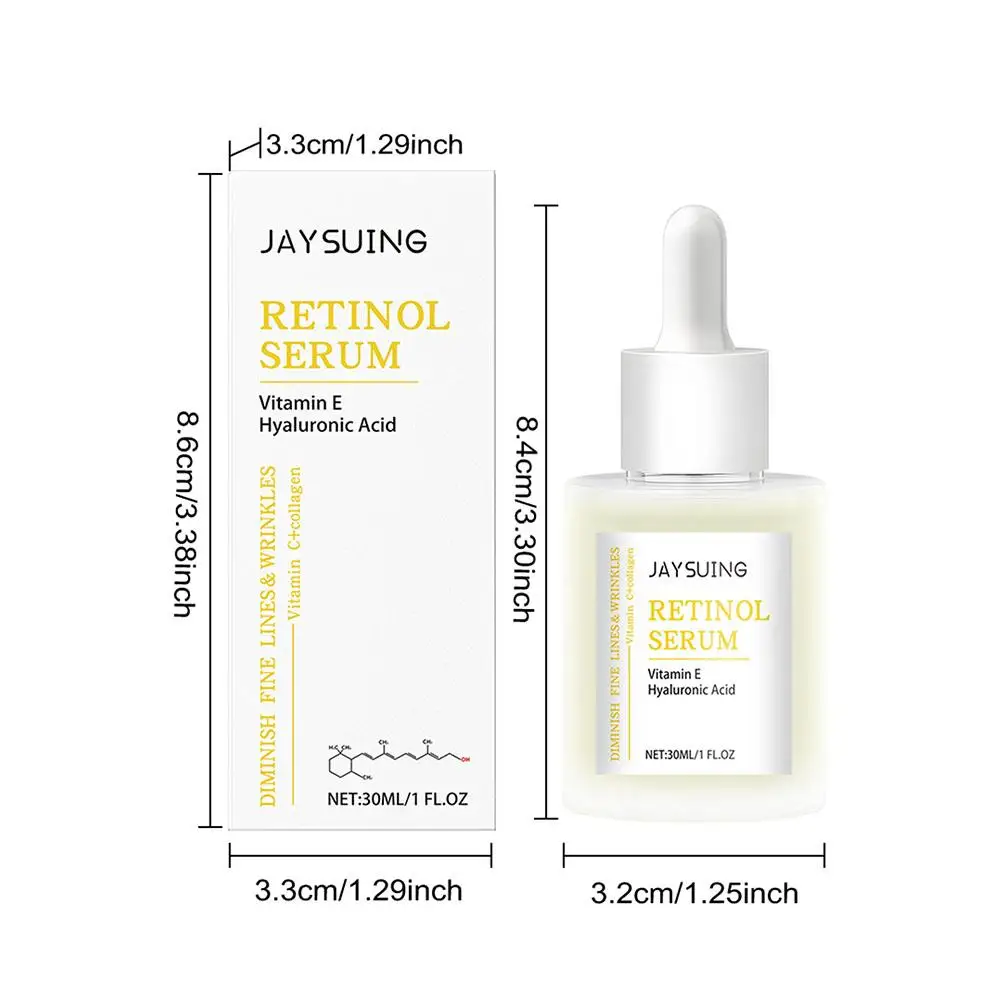 30ml retinolo Anti Aging Remove siero antirughe Lifting Brighten Face Skin Fade Eye linee sottili idratante rassodante essenza facciale