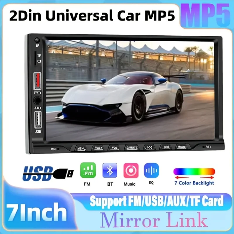 2 Din 17.78Cm Car S… - image