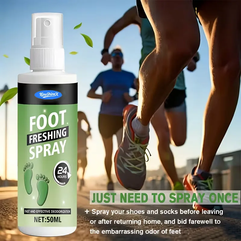 Spray Desodorante de Larga Duración - Adecuado para Eliminar el Olor a Sudor y el Olor a Zapatos, Cuidado del Calzado y los Calcetines, Proporciona Frescura Duradera