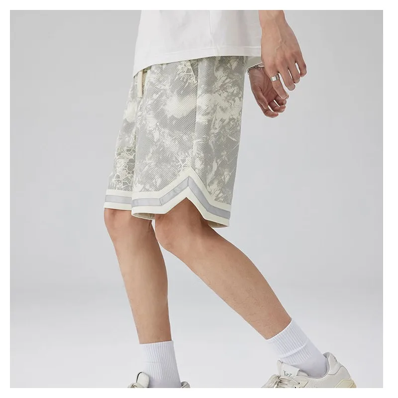 2023 Latest High Street Sports Casual Shorts Men's Summer American Fashion Brand Hip Hop Loose Shorts