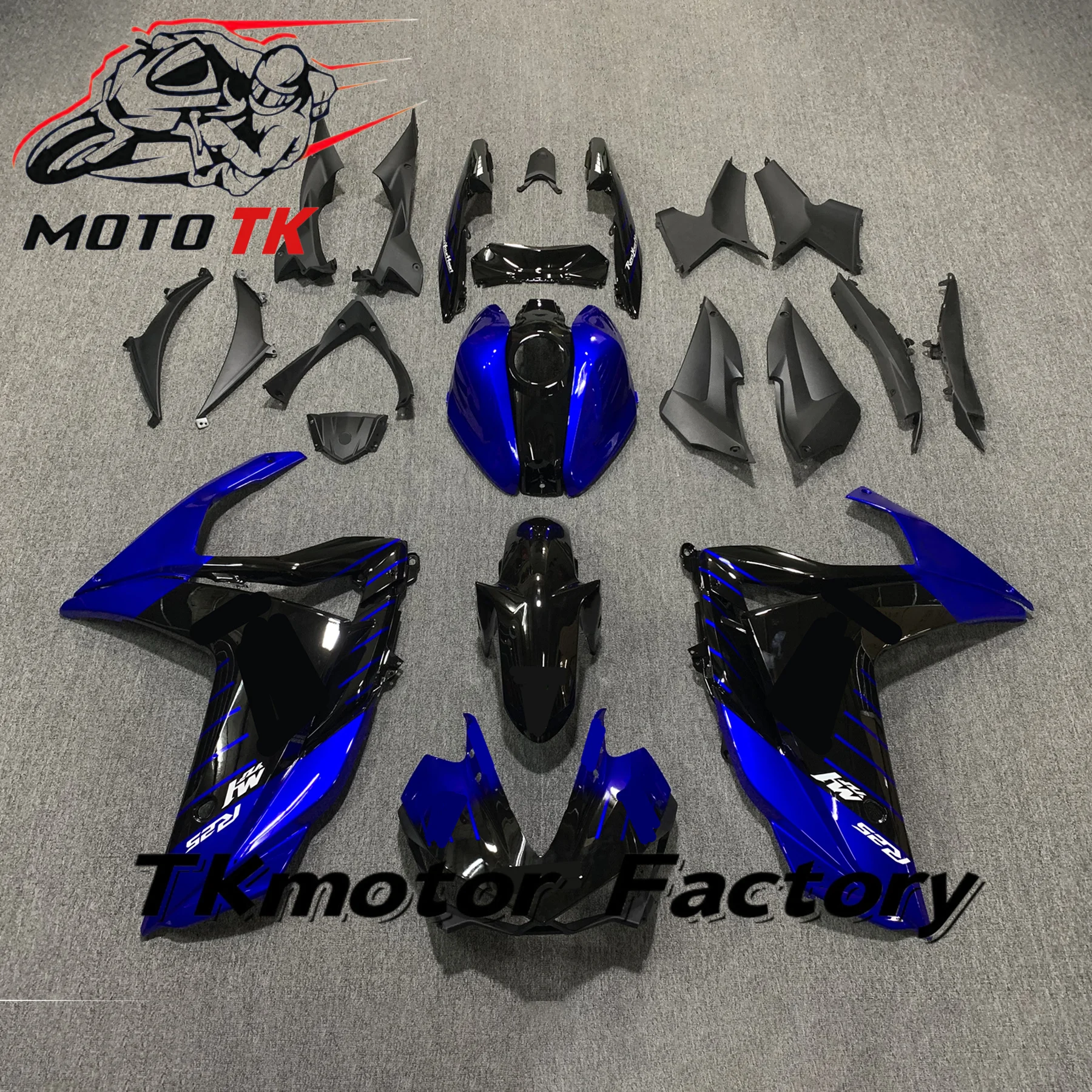 نمط جديد هيكل السيارة الهدايا المجمعة لياماها YZF-R3 2015-2018 الهدايا المجمعة الكاملة الهدايا المجمعة هيكل السيارة هدية مخصصة ABS حقن