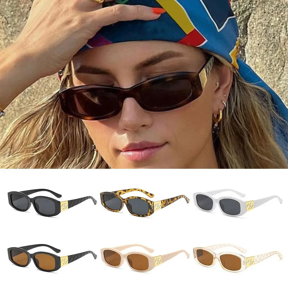 2024 Fashion Oval Small Frame Sunglasses Trendy Unique Ladies Sun Glasses UV400 Protection Summer Eyewear for Women & Men