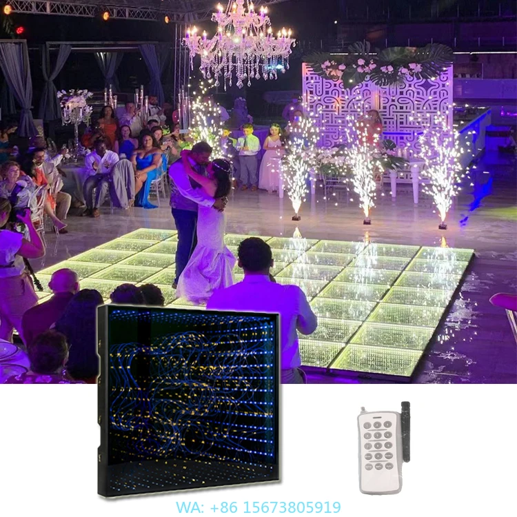 

Светодиодный танцевальный пол Filament Golden Infinity RGB с интерактивной подсветкой для сцены