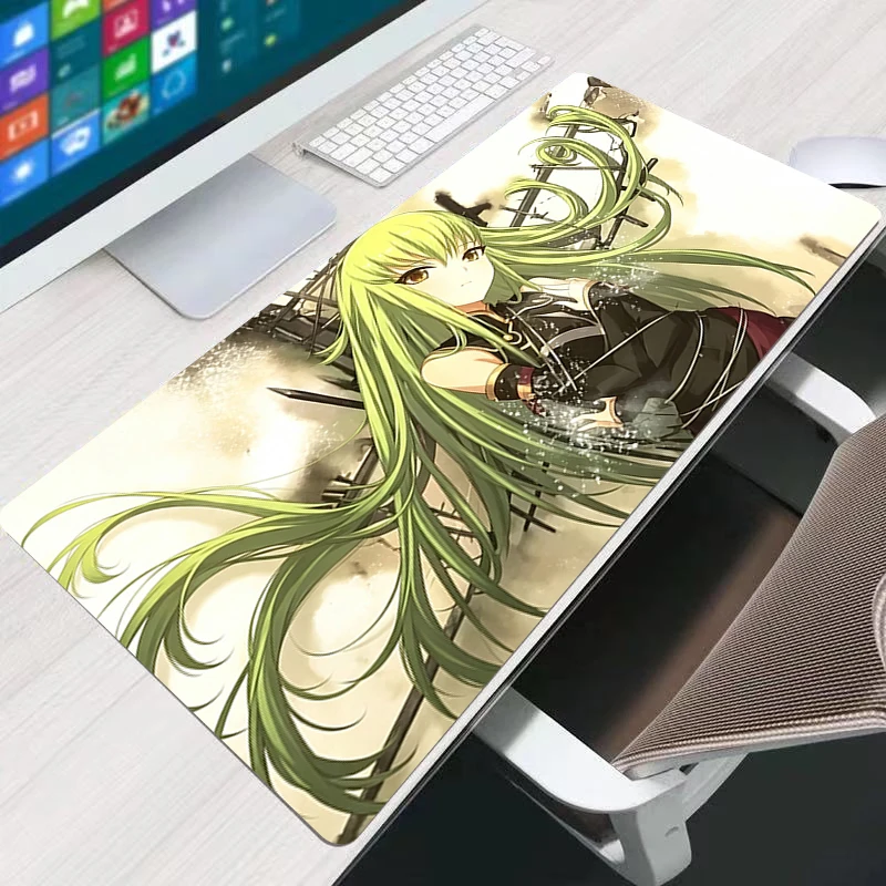 Large Mouse Pad Gamer Home Computer HD Mousepad Code Geass Anime desk mat Cool Keyboard Pad Anti Fray Carpet Gaming Mouse Pads