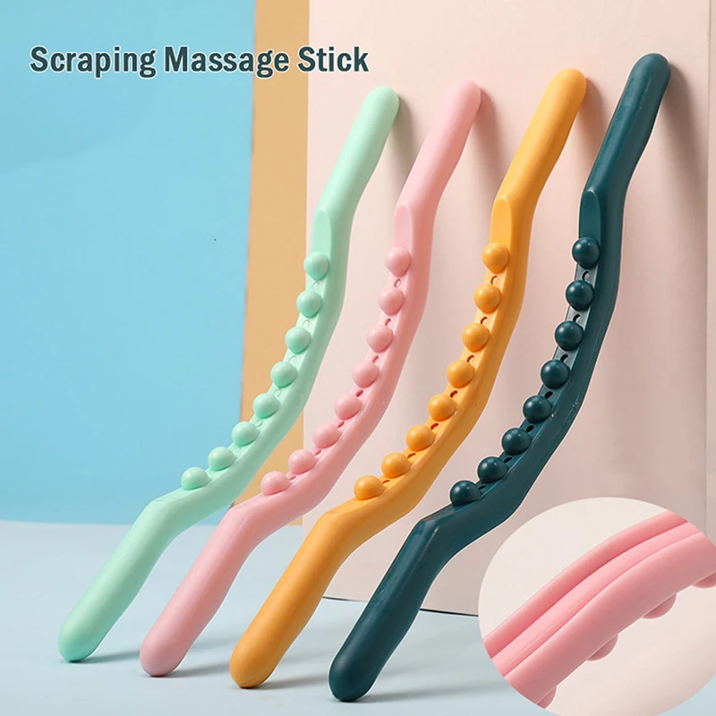 Massager for Body Scraping Massage Stick Back Massager Tool Point Guasha Relax