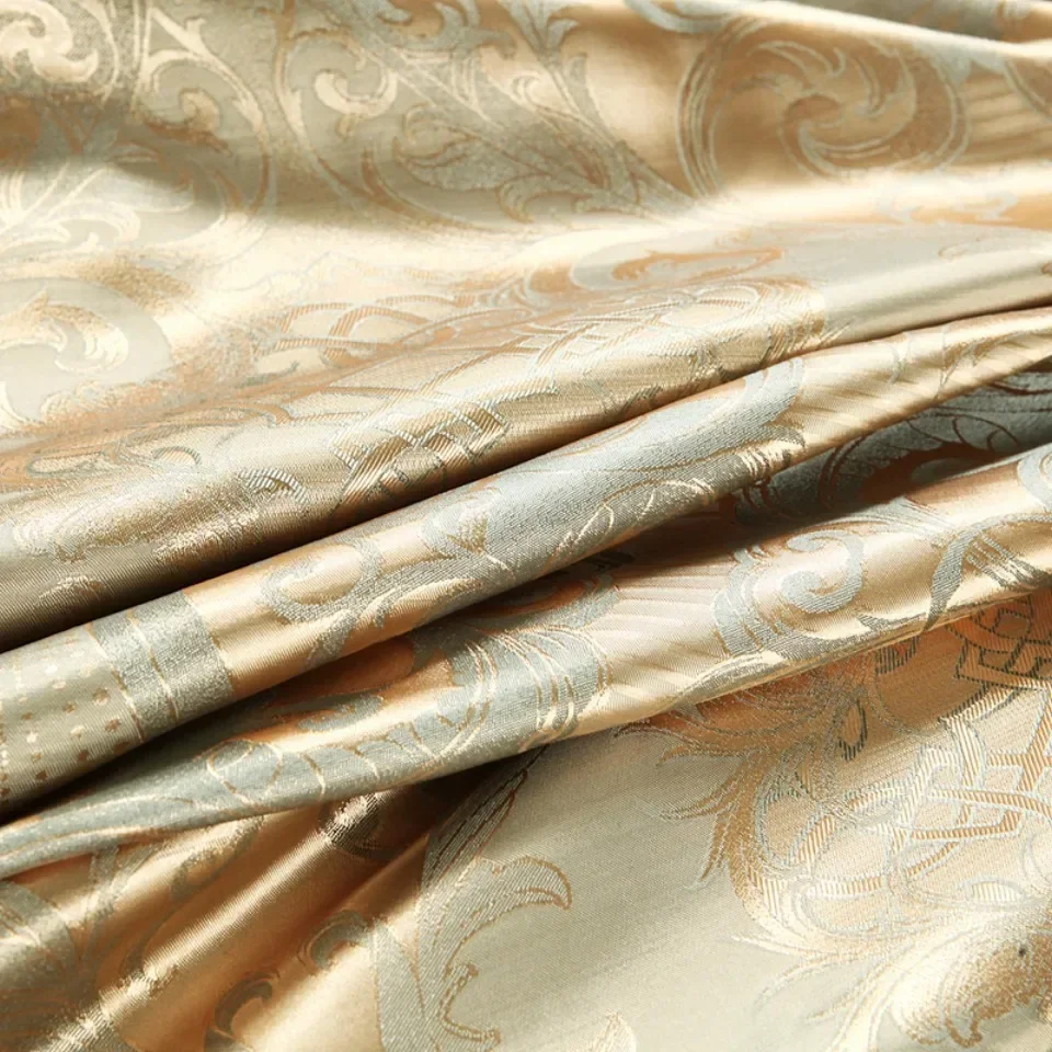 

Bedding Set King Size Duvet Cover Linen Queen Comforter Bed Gold Quilt Cover