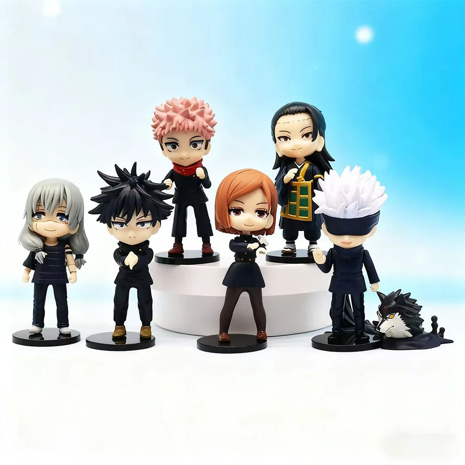 Figur Q Posket Jujutsu Kaisen 9cm Baru, Karakter Satoru Gojo, Itadori Yuji, Geto Suguru, Nobara, Megumi, Koleksi Ornamen Karakter