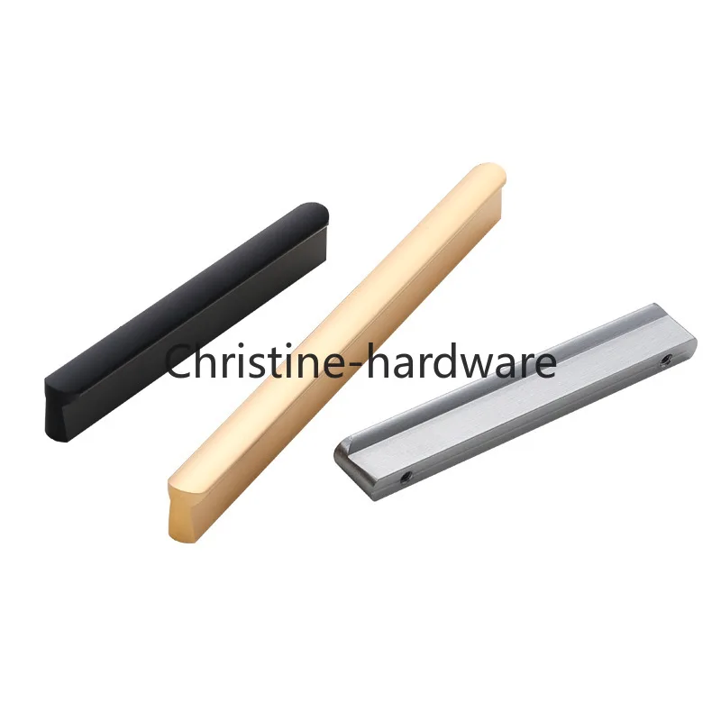 American Style Gold Black Cabinet Handles T Bar Aluminum Alloy Kitchen Cupboard Pulls Drawer Knobs Furniture Handle Hardware