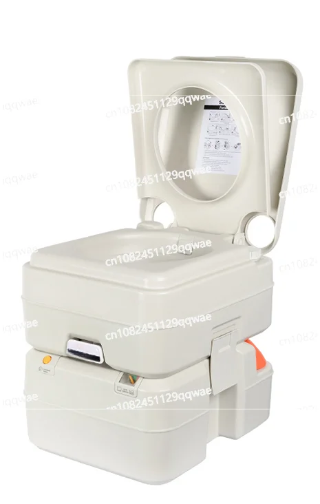 

Outdoor Camping Mobile Portable Toilet RV Ship Flush Elderly Toilet Chair Deodorant Toilet 20 Liters