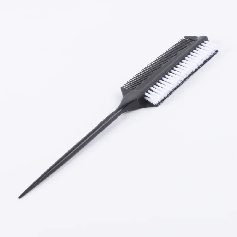 Double Side Dye Comb with Nylon Hair Comb Drying Brush Tinting Combs Hair Color Brush Professional Hairdressing Styling Tools